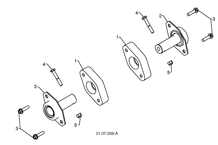 Auger Housing / Impeller Assembly 3 Diagram and Parts List for 1830SB (96193005700)(2010-04) Husqvarna Snow Blower