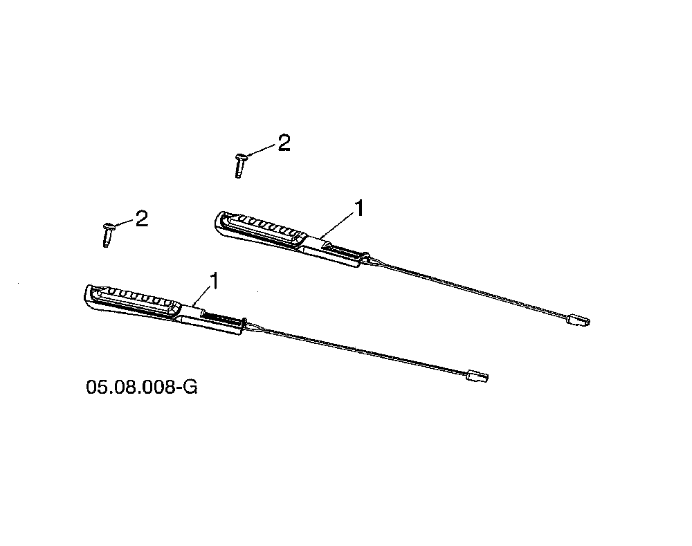 Heated grip Diagram and Parts List for 96193012204  Husqvarna Snow Blower