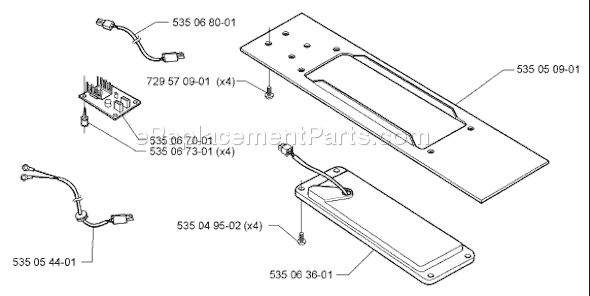 Page A Diagram and Parts List for AUTOMOWER 1999-02 Husqvarna Lawn Mower