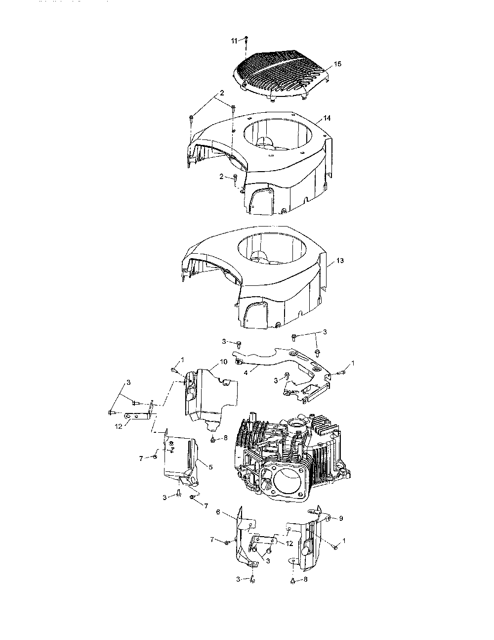 Blower housing Diagram and Parts List for 96045004700  Husqvarna Lawn Tractor