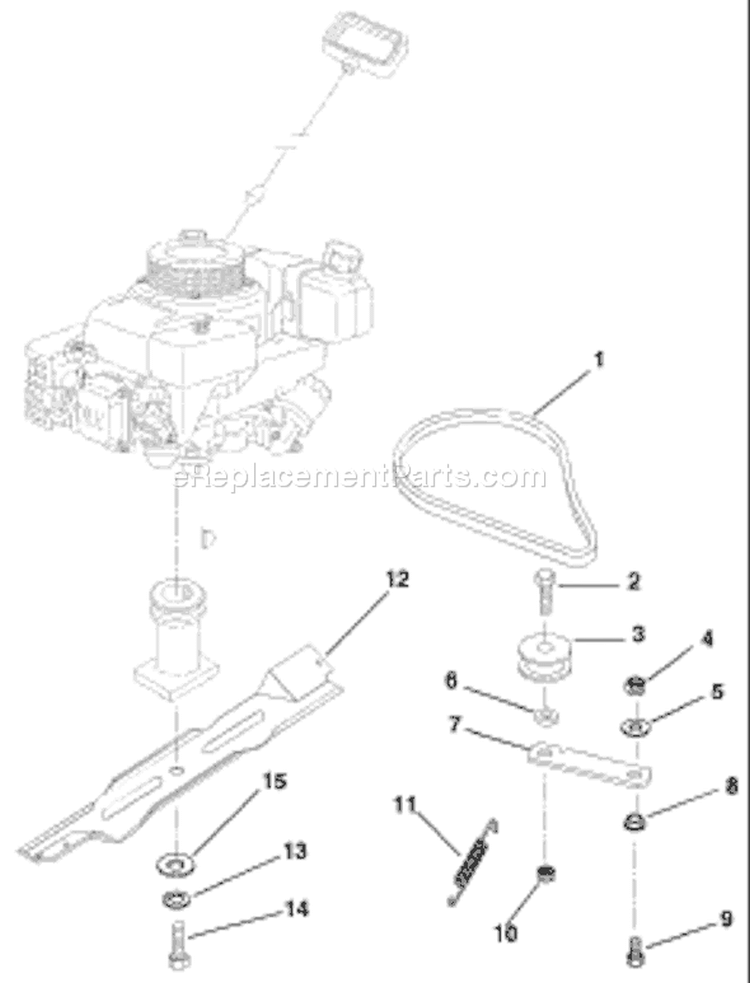 Page A Diagram and Parts List for 580RS 580 RS 2000-03 Husqvarna Lawn Mower