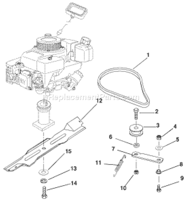 Page A Diagram and Parts List for 580RS 580 RS 2000-11 Husqvarna Lawn Mower