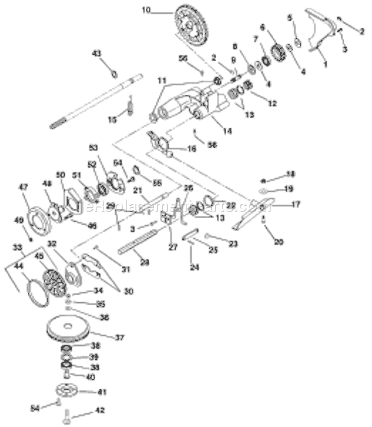 Page C Diagram and Parts List for 580BBC 580 BBC 2000-11 Husqvarna Lawn Mower