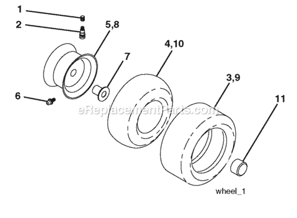 Page J Diagram and Parts List for 606140 2006-02 Husqvarna Lawn Tractor
