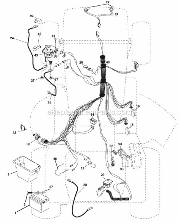 Page D Diagram and Parts List for 606140 2006-02 Husqvarna Lawn Tractor