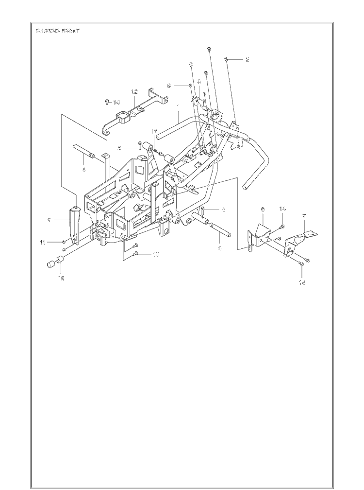 Chassis And Enclosures 2 Diagram and Parts List for 967187001  Husqvarna Lawn Tractor Accessories