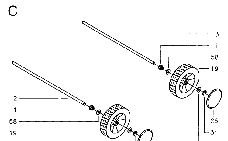 Bagger 4 Diagram and Parts List for JET46R  Husqvarna Lawn Mower