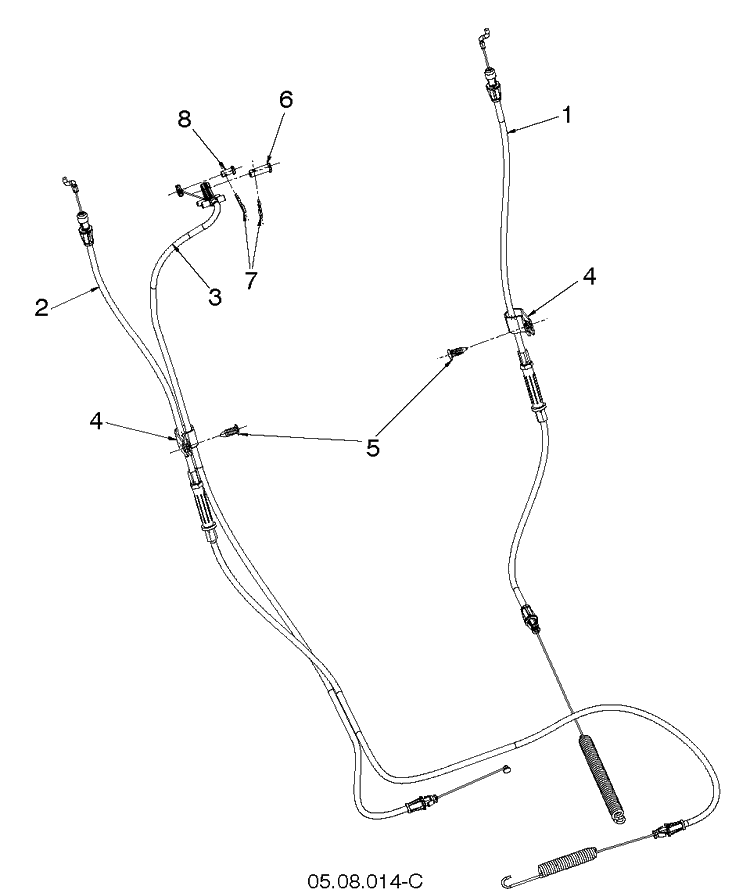Control Panel And Discharge Chute 9 Diagram and Parts List for ST227P (96193009706)(2019-03) Husqvarna Snow Blower