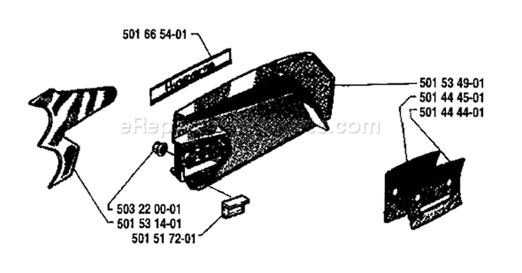 Page I Diagram and Parts List for 61 1982-05 Husqvarna Chainsaw