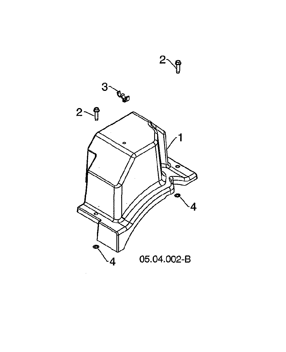 Belt cover Diagram and Parts List for 96193009603  Husqvarna Snow Blower