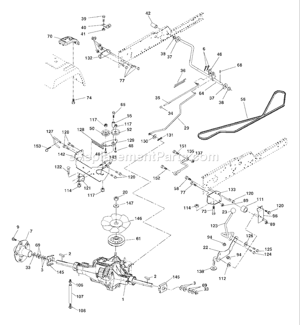 Page E Diagram and Parts List for GTH2548XPB (954567895) (2002-10) Husqvarna Lawn Tractor