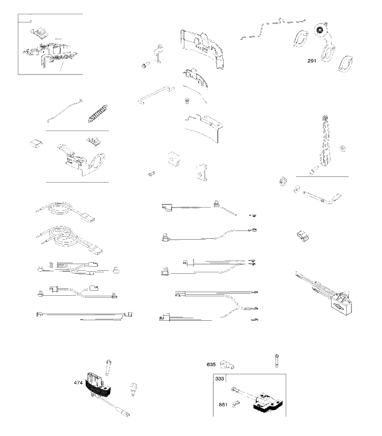 Controls Diagram and Parts List for 1006072116H8 2017-01 Husqvarna Engine