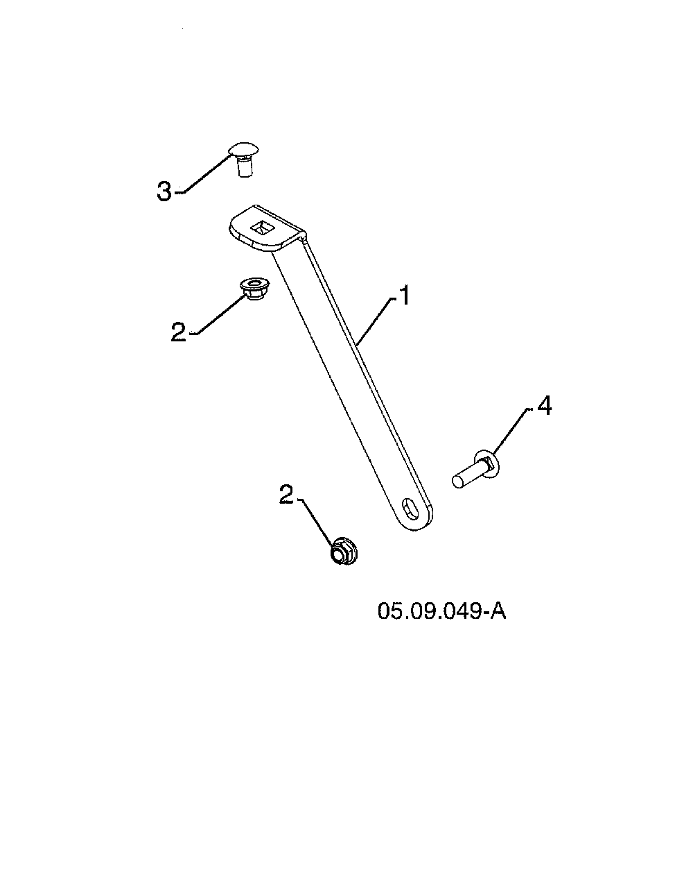 Support gearbox Diagram and Parts List for 96193009605  Husqvarna Snow Blower
