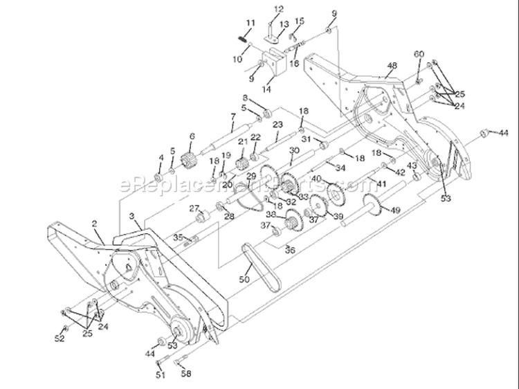 Page G Diagram and Parts List for 650RTT 650 RTT 96093000202 -2008-01 Husqvarna Tiller