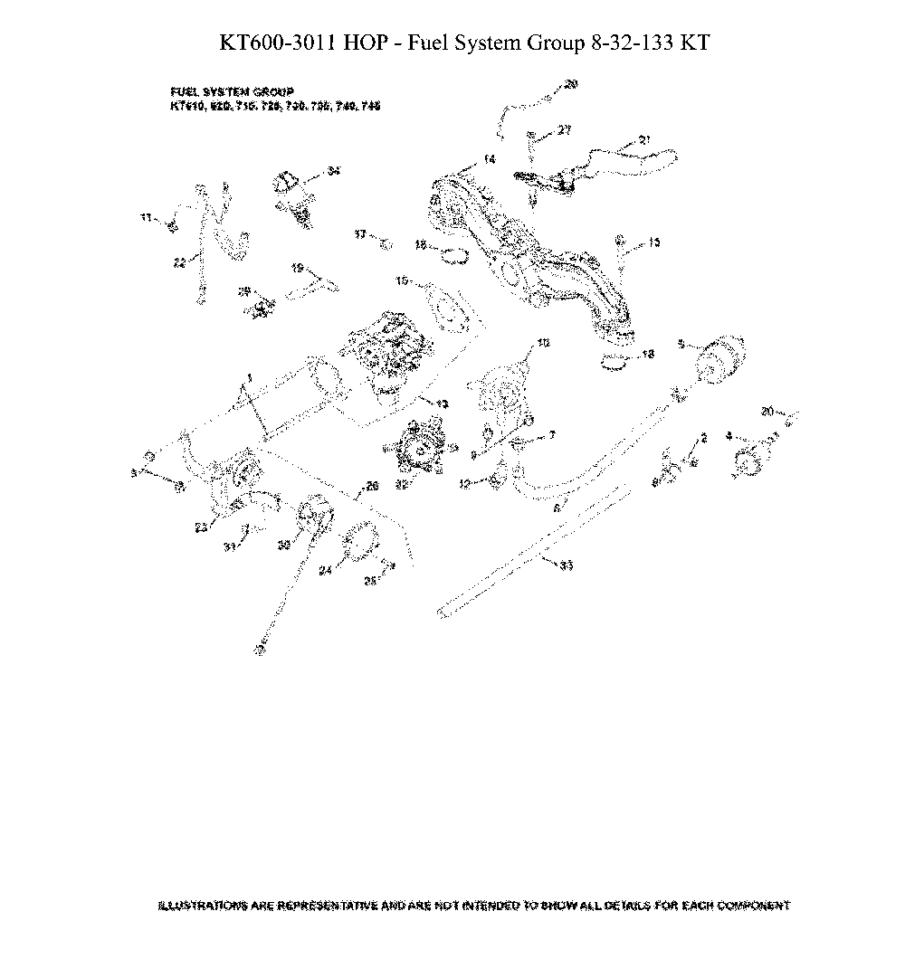 Fuel system Diagram and Parts List for 967924801-00  Husqvarna Lawn Mower