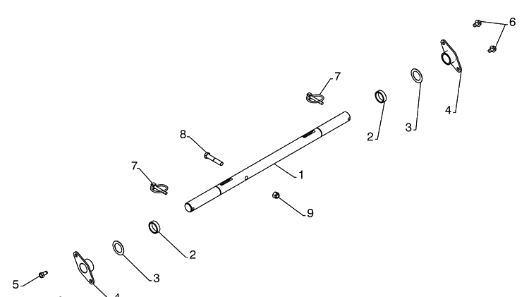 Drive 2 Diagram and Parts List for 13524SBXLS (961930048)(2009-07) Husqvarna Snow Blower