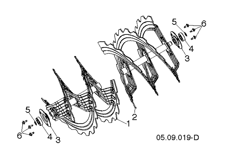 Auger Housing And Impeller 6 Diagram and Parts List for ST327 (97046940100)(2020-05) Husqvarna Snow Blower