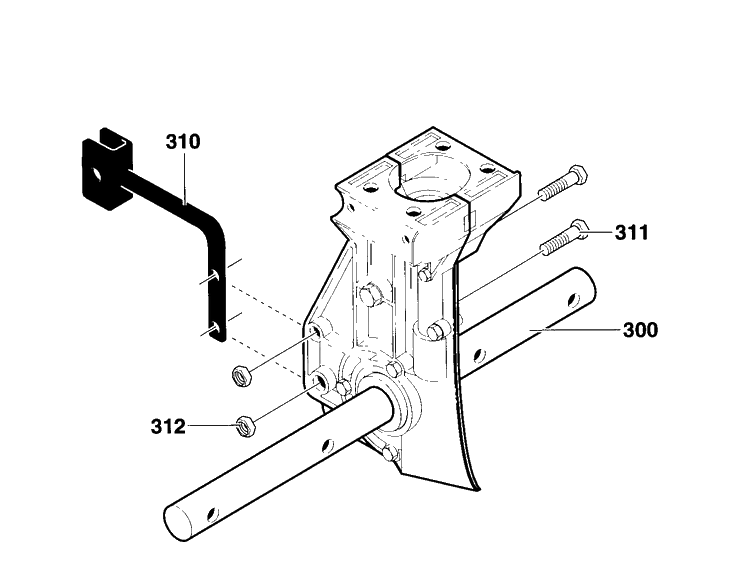Transmission Repair Parts Diagram and Parts List for CT16 1997-11 Husqvarna Tiller