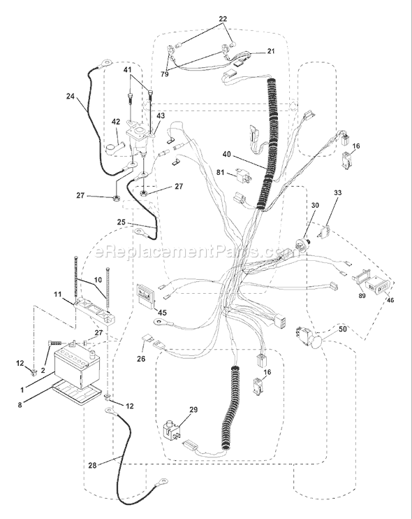 Page C Diagram and Parts List for GTH2250A (954567093) (2000-11) Husqvarna Lawn Tractor