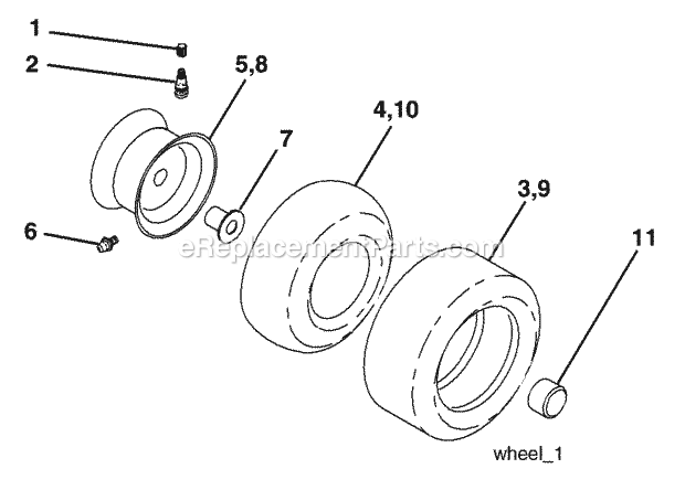 Steering Assembly Diagram and Parts List for WET17H42STA 2003 Husqvarna Lawn Tractor