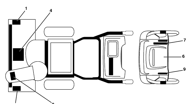 Decals Diagram and Parts List for 1830SB (96193005700)(2010-04) Husqvarna Snow Blower