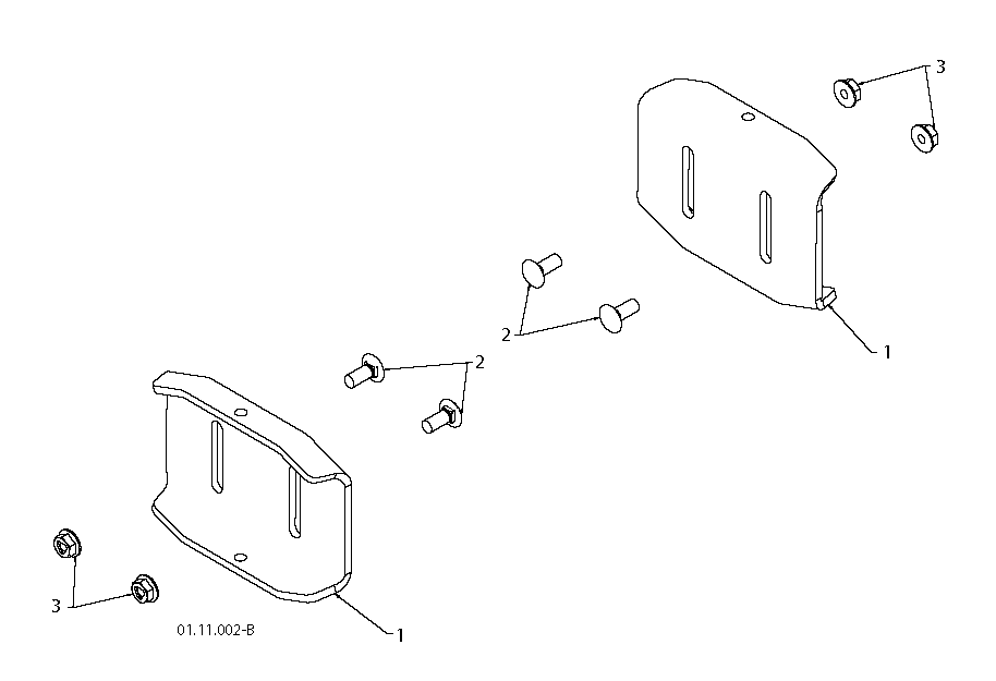Auger Housing And Impeller Diagram and Parts List for 11527SB96193006400 2010-06 Husqvarna Snow Blower