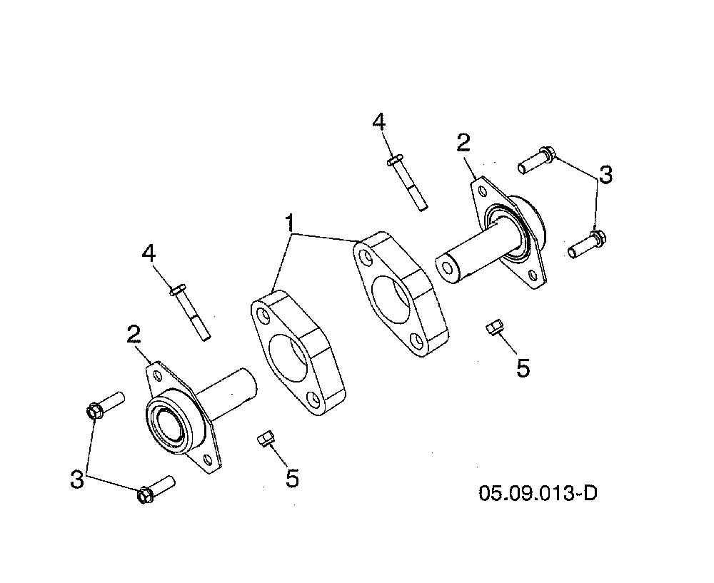 Auger ball bearing Diagram and Parts List for 96193009705  Husqvarna Snow Blower