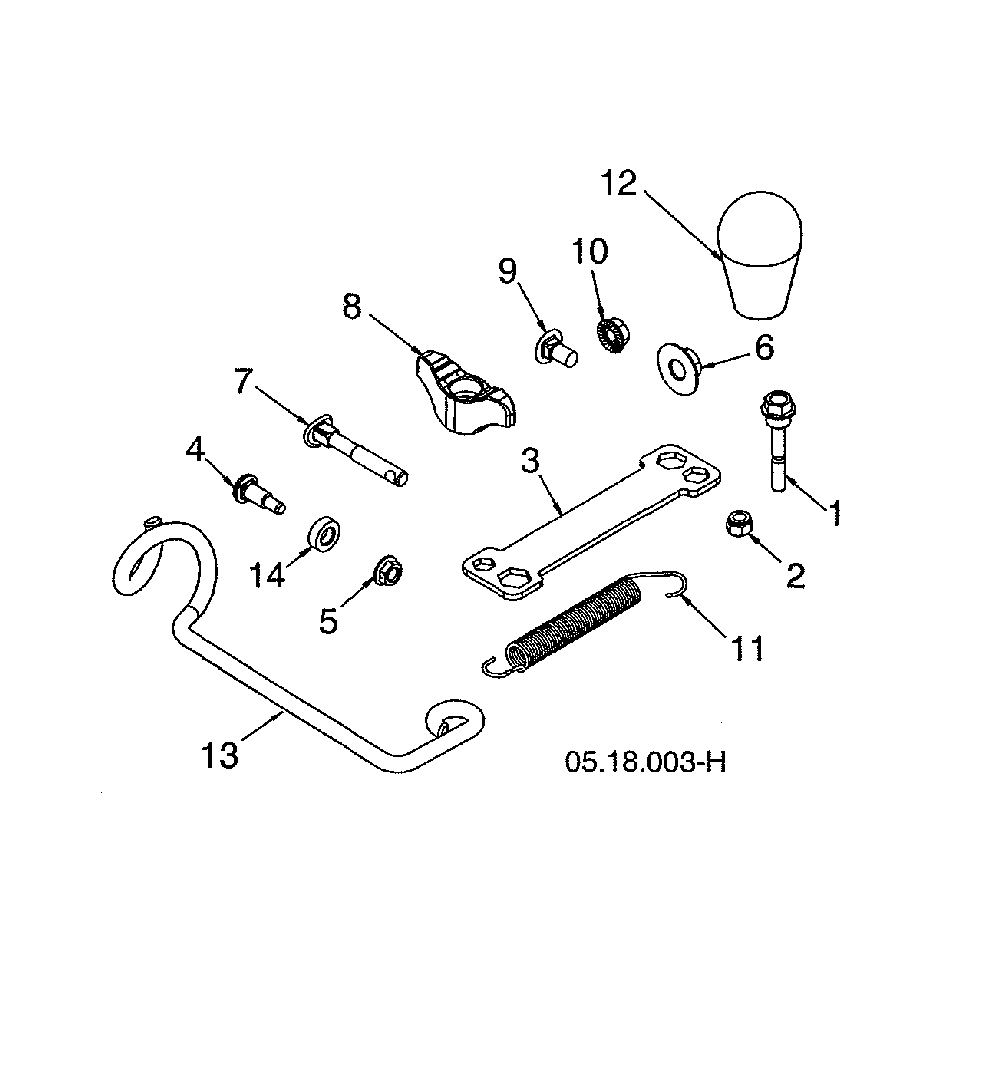 Bag of parts Diagram and Parts List for 96193009603  Husqvarna Snow Blower