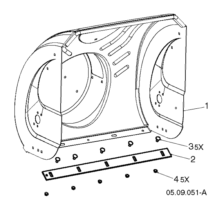 Auger Housing And Impeller 4 Diagram and Parts List for ST227P (96191008805)(2019-03) Husqvarna Snow Blower
