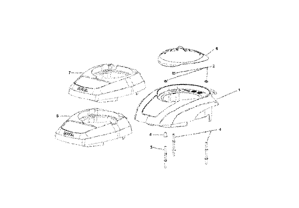 Blower housing Diagram and Parts List for 96795910100  Husqvarna Lawn Mower