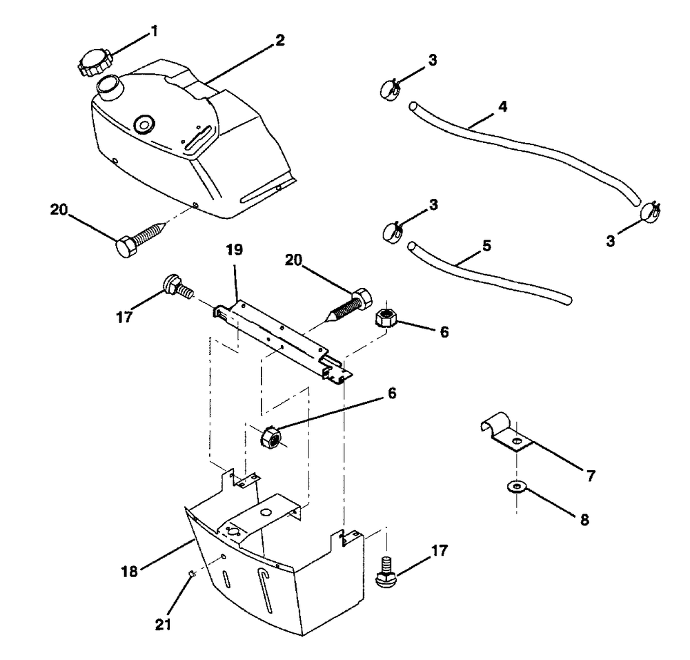 Dash Diagram and Parts List for LR12 (954002701-D)(1996-01) Husqvarna Lawn Tractor