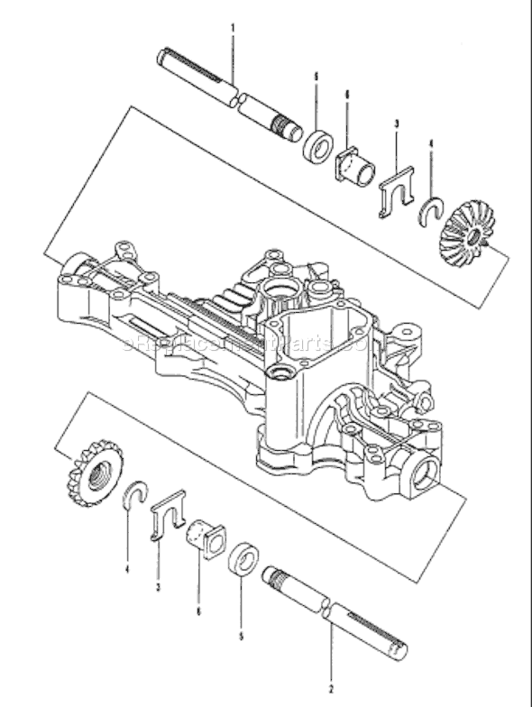 Page A Diagram and Parts List for TUFFTORQK55JTRANSAXLE  Husqvarna Lawn Tractor Accessories