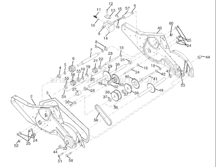 Page G Diagram and Parts List for 700RTT 700 RTT 96093000403 -2008-01 Husqvarna Tiller