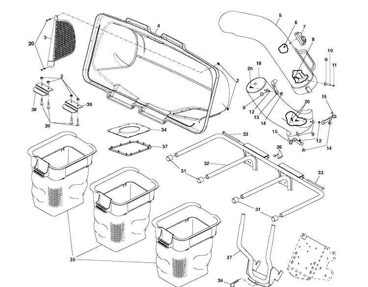 Product Complete Diagram and Parts List for 960730007 2006-12 Husqvarna Lawn Tractor Accessories
