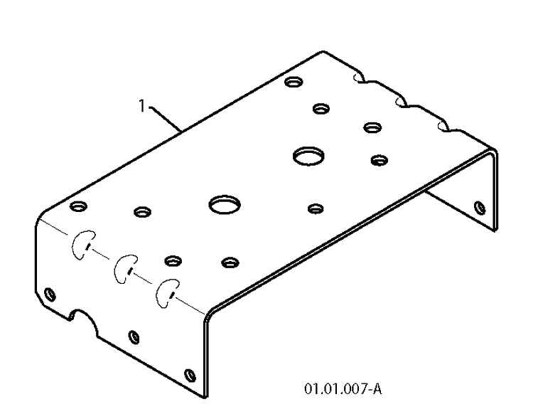 Engine Plate Diagram and Parts List for 5524ST 2010-04 Husqvarna Snow Blower