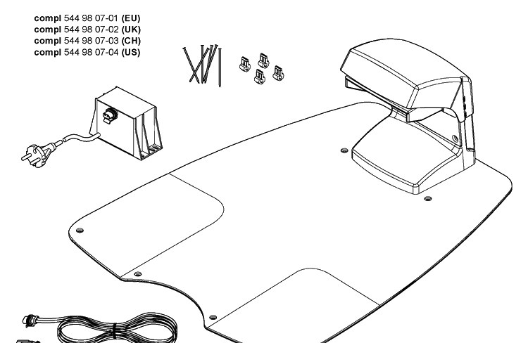 Charging Base Assy Diagram and Parts List for 220AC 2007-02 Husqvarna Lawn Mower