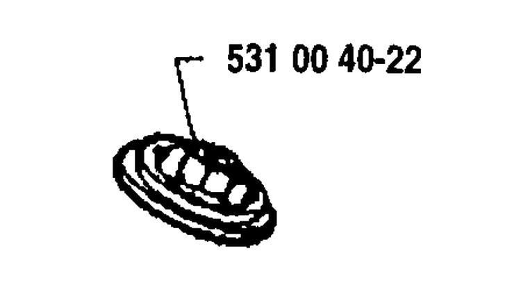 Bushing Diagram and Parts List for 125L 1992-01 Husqvarna Trimmer