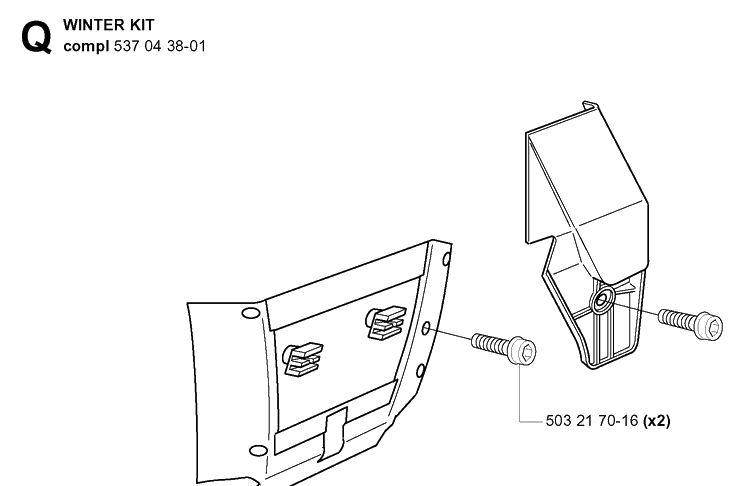 Accessories Diagram and Parts List for 385XP 20051000001-20064000000 Husqvarna Chainsaw