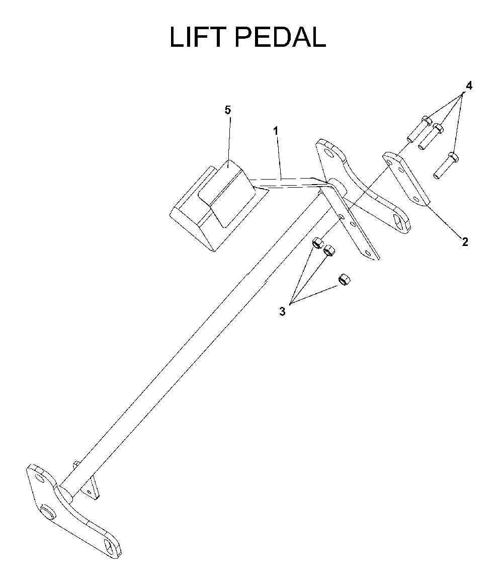 Pedals Diagram and Parts List for IZ5223KOA (968999208)(2004-09) Husqvarna Lawn Tractor