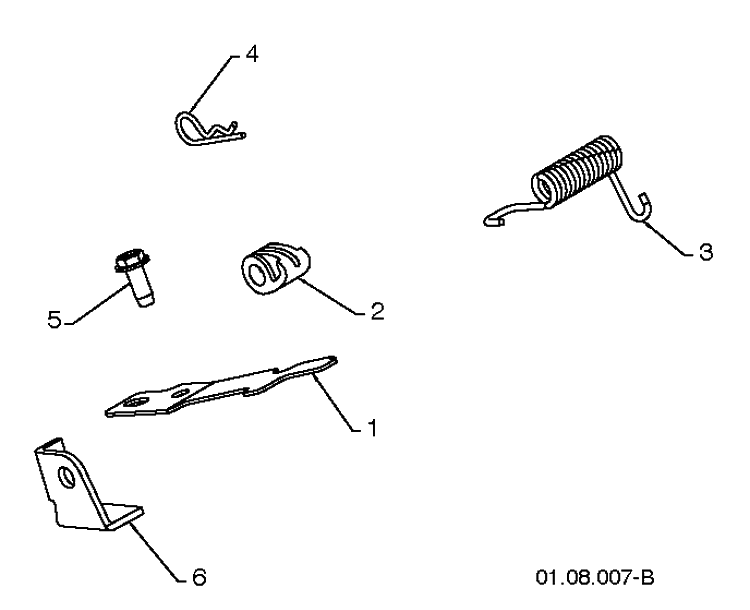 Handle 2 Diagram and Parts List for 15530SBLS 2009-08 Husqvarna Snow Blower