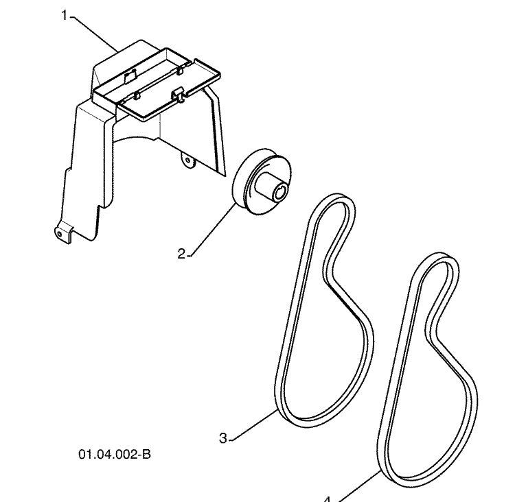 Chassis / Engine / Belts Diagram and Parts List for 1330SBXLSB (96193004100)(2008-11) Husqvarna Snow Blower