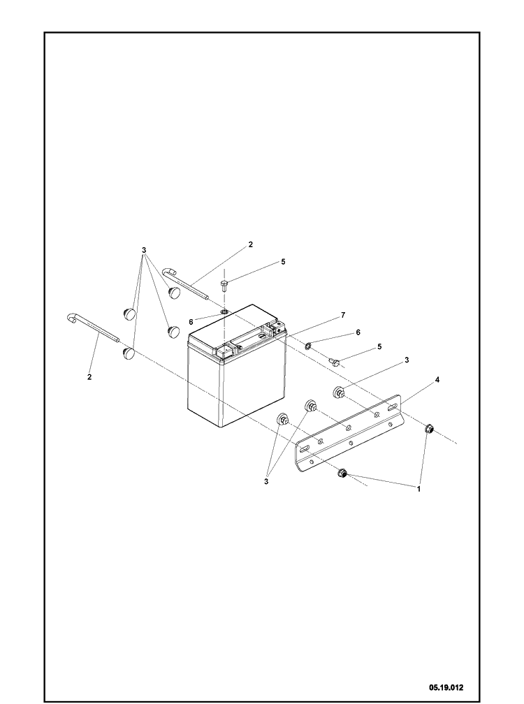 Control Panel And Discharge Chute 2 Diagram and Parts List for ST424  Husqvarna Snow Blower