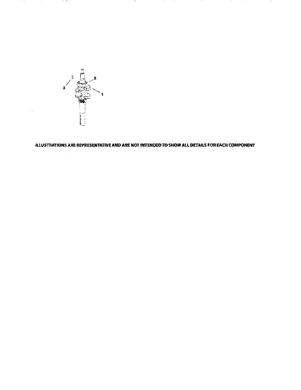 Crankshaft Diagram and Parts List for HU675AWD-96145001500  Husqvarna Lawn Mower