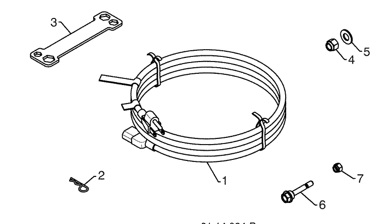 Bag Of Parts 2 Diagram and Parts List for 1830SB (96193005000)(2009-08) Husqvarna Snow Blower