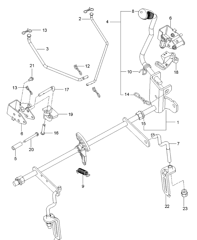 Mower Lift / Deck Lift Diagram and Parts List for Z248F (96795390100)(2018-10) Husqvarna Lawn Mower