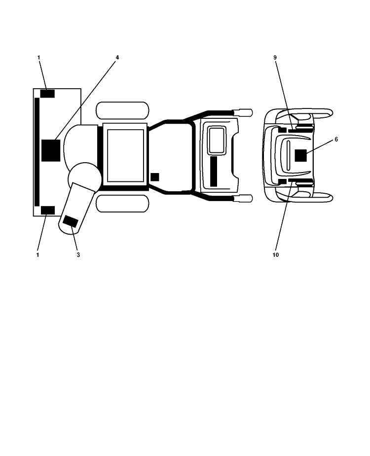 Decals Diagram and Parts List for 15530SBLS 2009-07 Husqvarna Snow Blower