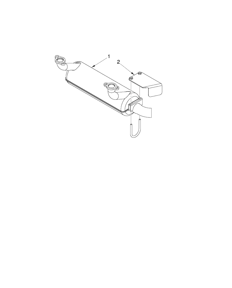 Muffler Diagram and Parts List for Z460X (970497201-00)(2020-06) Husqvarna Lawn Mower