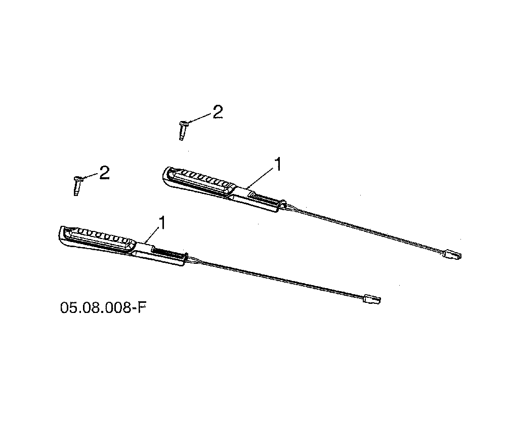 Grip handle Diagram and Parts List for 96193009603  Husqvarna Snow Blower