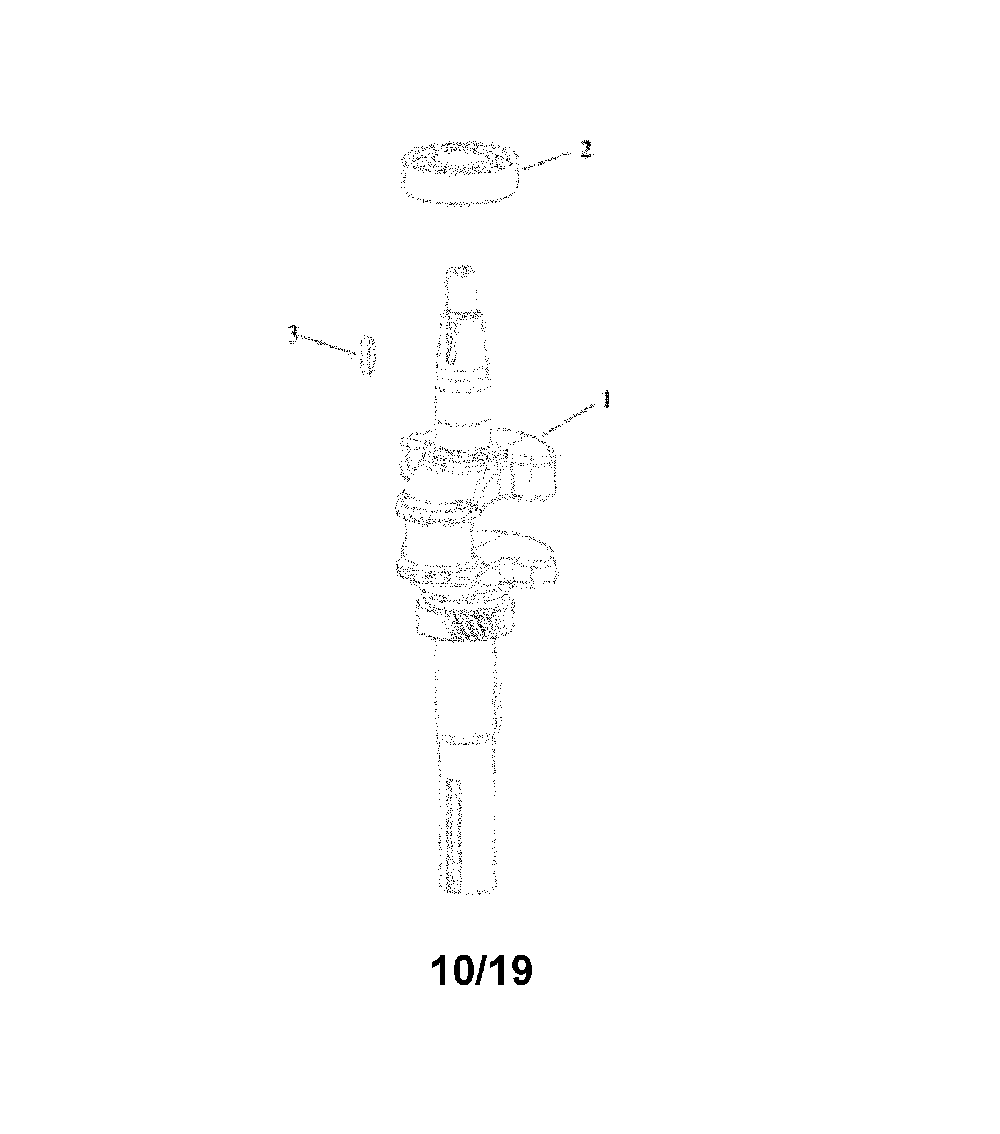 Crankshaft Diagram and Parts List for L321AHE-96794990100  Husqvarna Lawn Mower