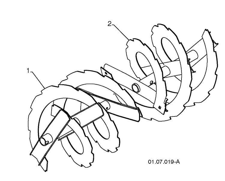 Auger Housing / Impeller Assembly 2 Diagram and Parts List for 1830SB (96193005700)(2010-04) Husqvarna Snow Blower